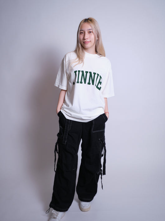 JINNIE OVERSIZED TEE - OFF WHITE