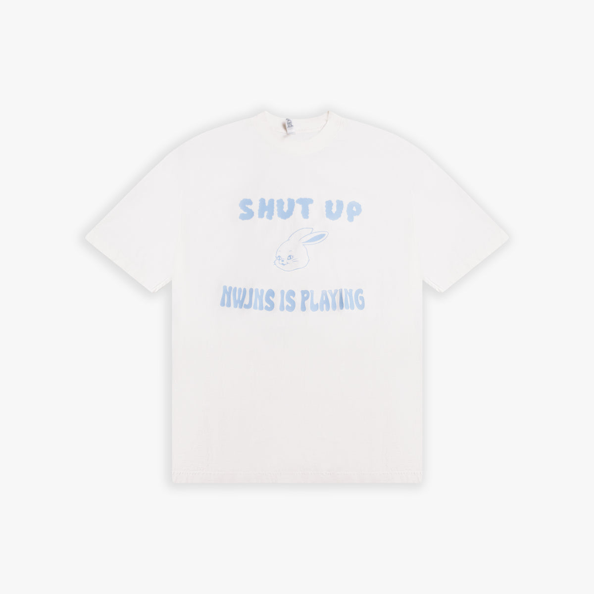 NWJNS Is Playing OVERSIZED TEE - OFF WHITE