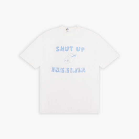 NWJNS Is Playing OVERSIZED TEE - OFF WHITE