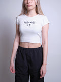 Pisces Baby Tee - White
