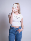 Capricorn Baby Tee - White