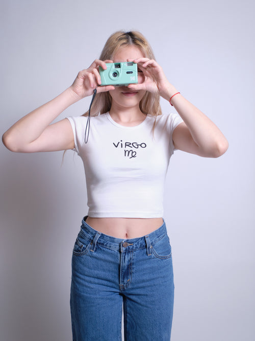 Virgo Baby Tee - White