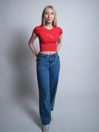 Love Myself Baby Tee - Red