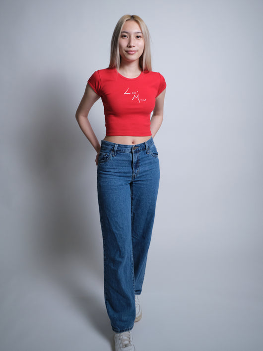 Love Myself Baby Tee - Red