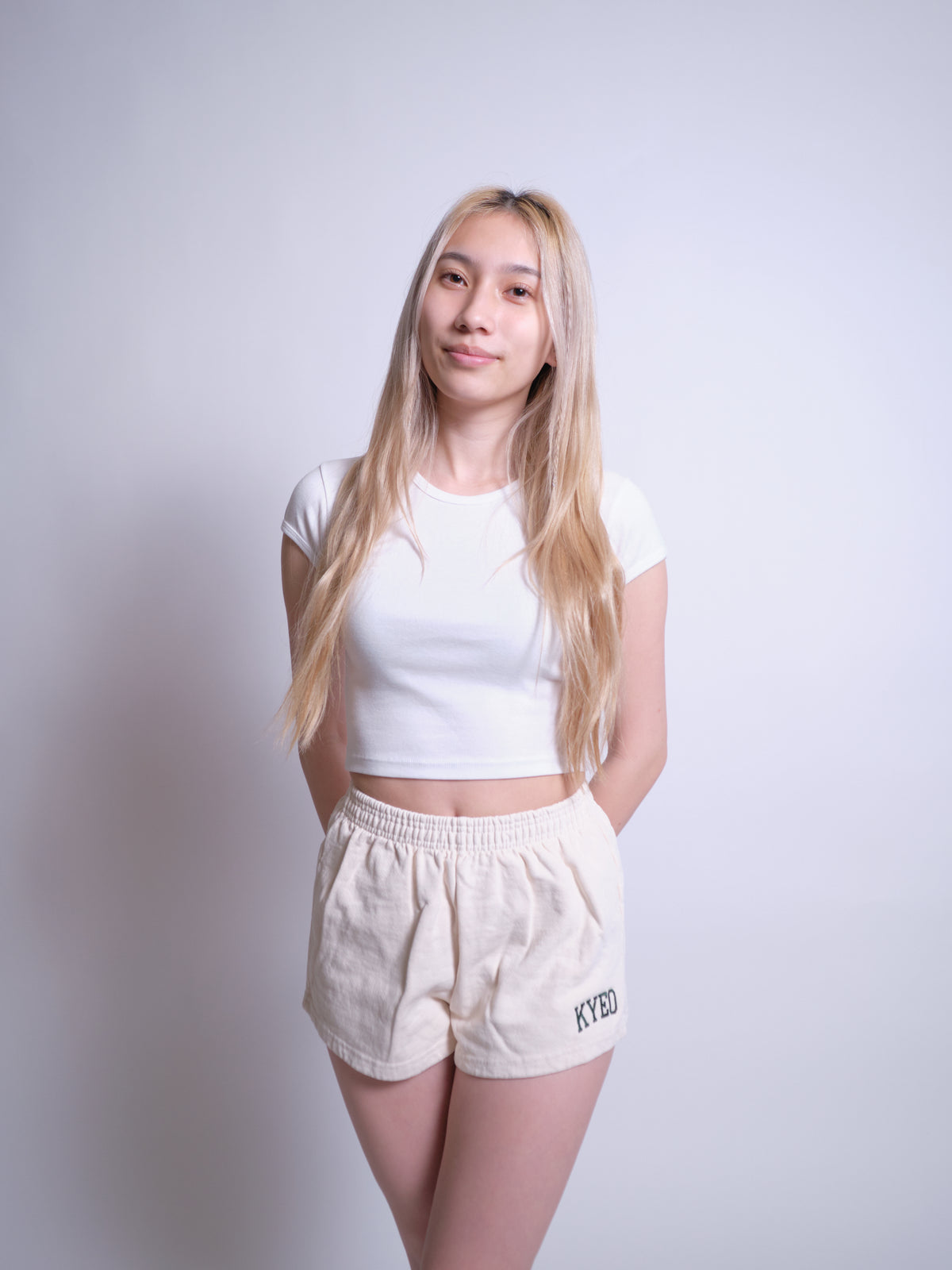 KYEO Sweatshorts - Creme