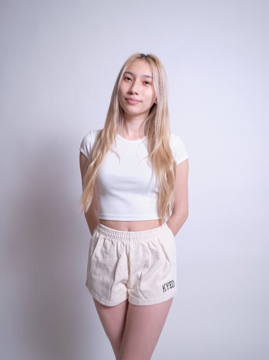 KYEO Sweatshorts - Creme