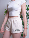 Seoul Sweatshorts - Creme