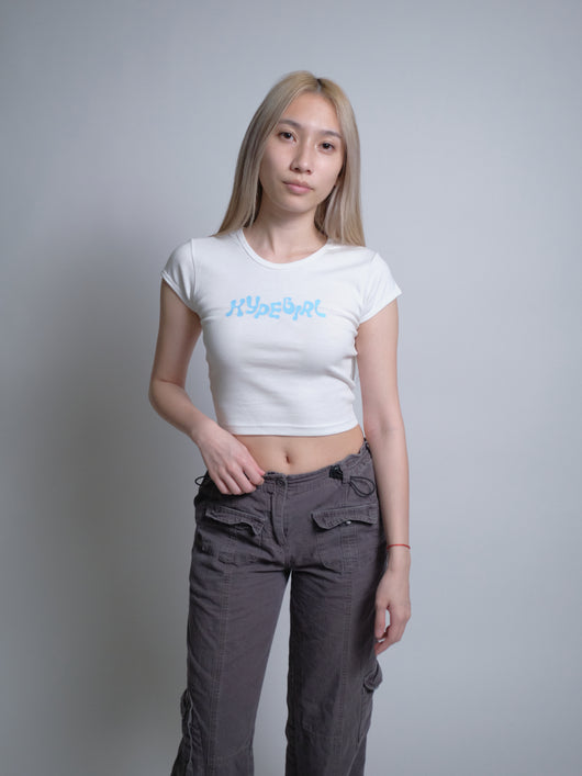 HypeGirl Baby Tee - White
