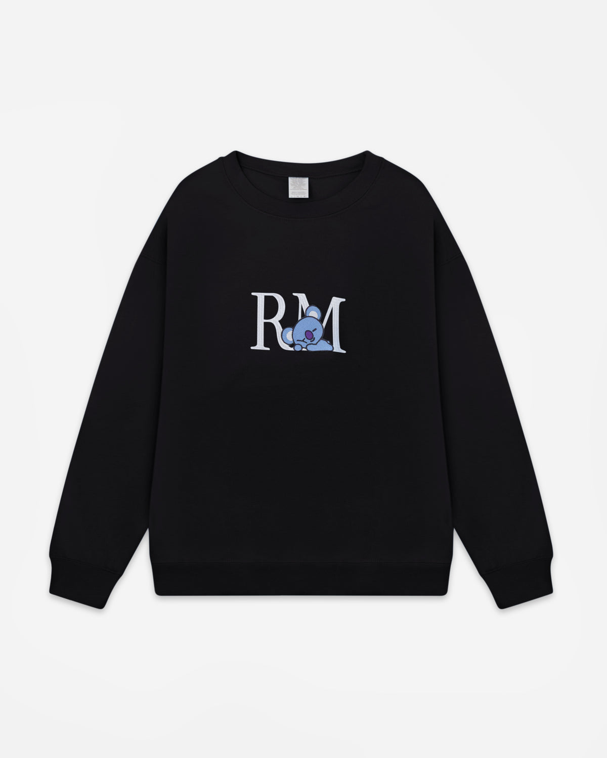 Koala CREWNECK SWEATSHIRT - BLACK