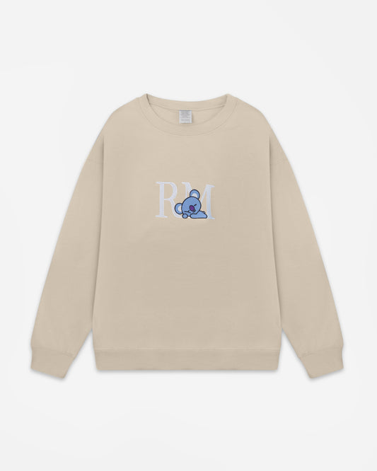 Koala CREWNECK SWEATSHIRT - BEIGE
