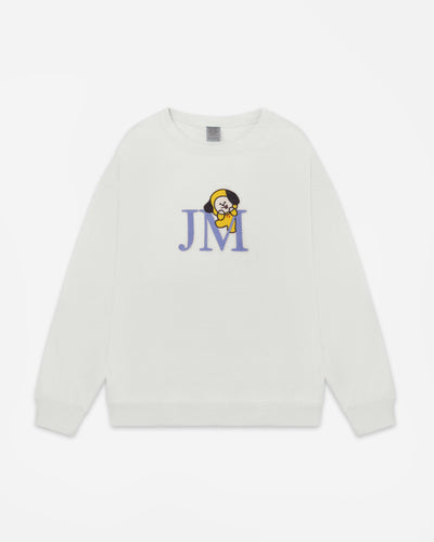 Puppy CREWNECK SWEATSHIRT - White