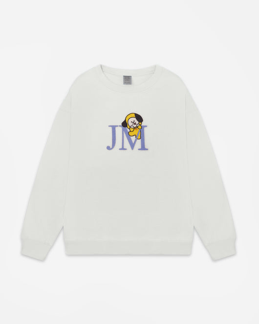 Puppy CREWNECK SWEATSHIRT - White