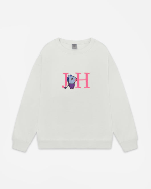 Horse CREWNECK SWEATSHIRT - White