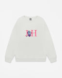 Horse CREWNECK SWEATSHIRT - White