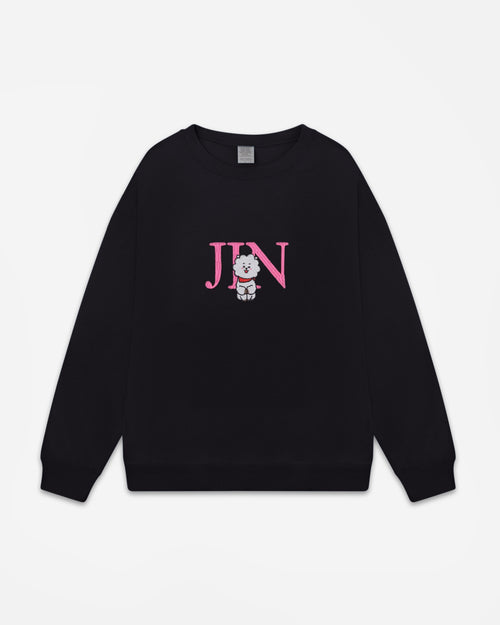 Sheep CREWNECK SWEATSHIRT - BLACK