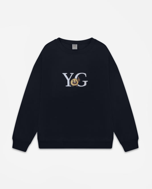 Cookie CREWNECK SWEATSHIRT - Black