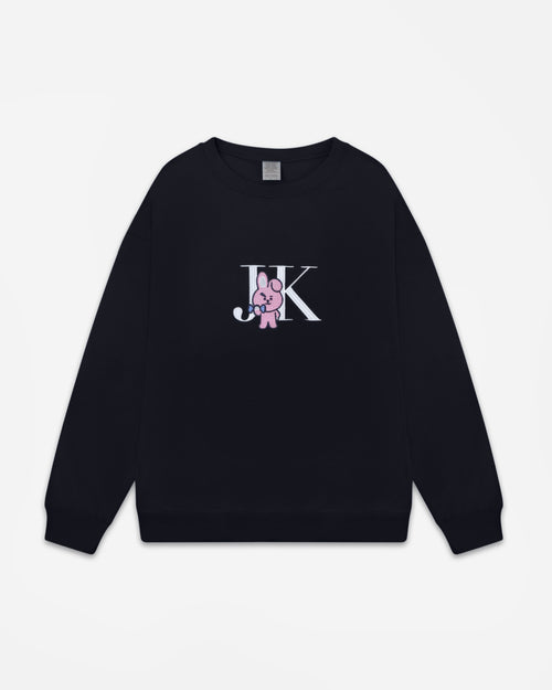 Bunny CREWNECK SWEATSHIRT - Black