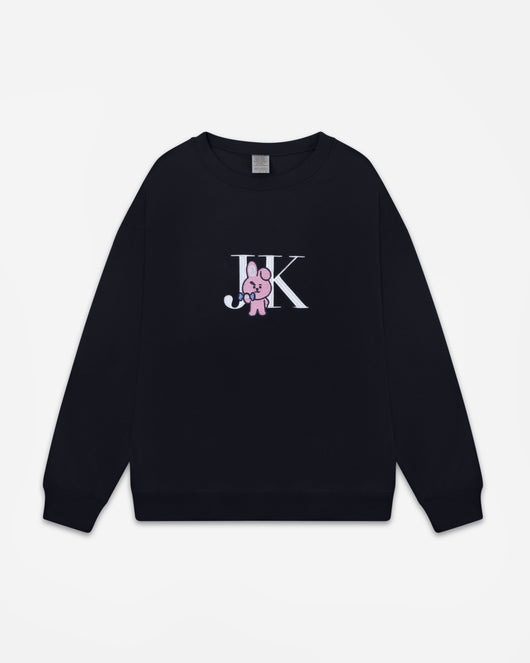 Bunny CREWNECK SWEATSHIRT - Black