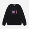 Horse CREWNECK SWEATSHIRT - BLACK