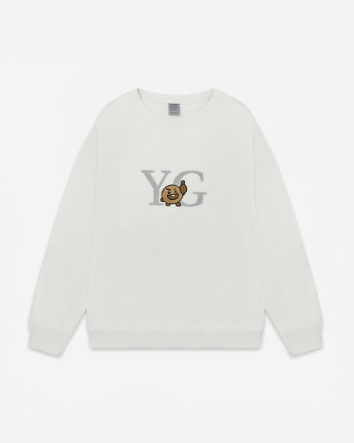 Cookie CREWNECK SWEATSHIRT - White
