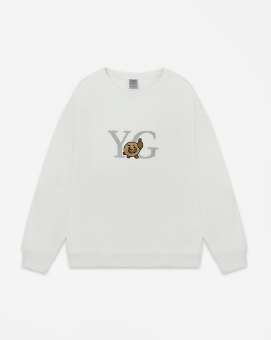 Cookie CREWNECK SWEATSHIRT - White