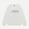 Applique JM CREWNECK SWEATSHIRT - White