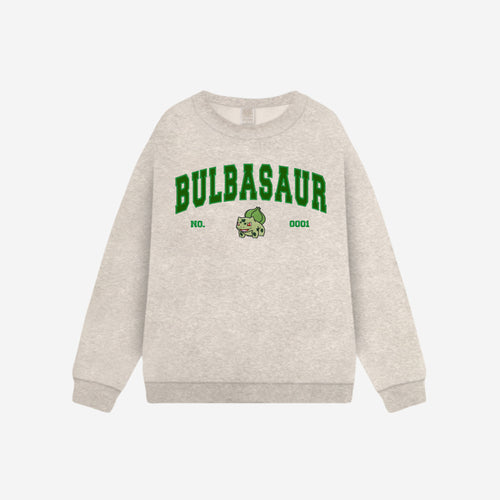 PocketMons College Embroidery Sweatshirt