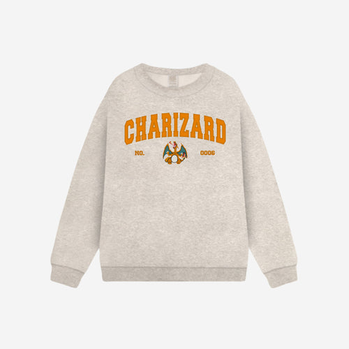 PocketMons College Embroidery Sweatshirt