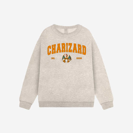 PocketMons College Embroidery Sweatshirt