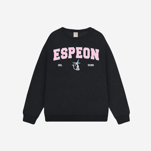 Espeon - PocketMons College Embroidery Crewneck Sweatshirt