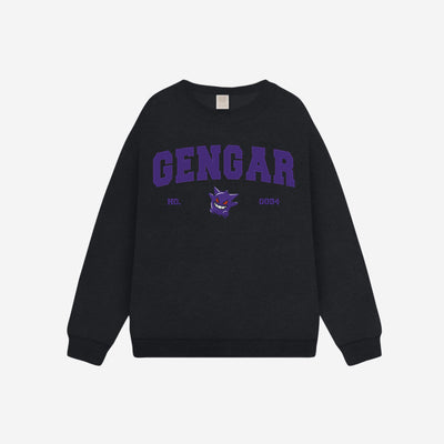 PocketMons College Embroidery Sweatshirt