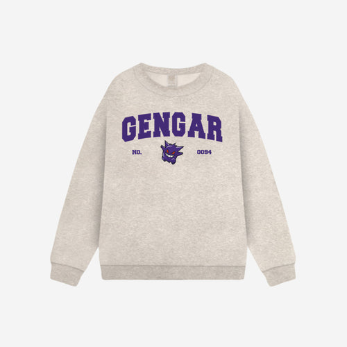 PocketMons College Embroidery Sweatshirt