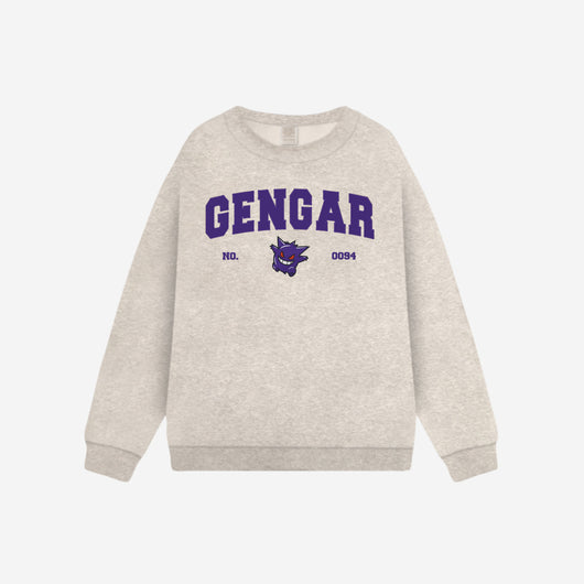 PocketMons College Embroidery Sweatshirt