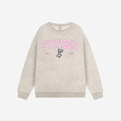 Sylveon - PocketMons College Embroidery Crewneck Sweatshirt